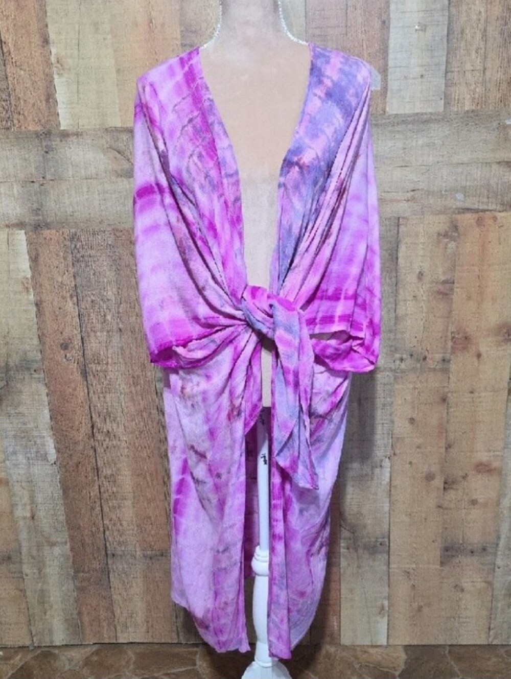 Style Rack Pink and Lavender Sheer Kimono